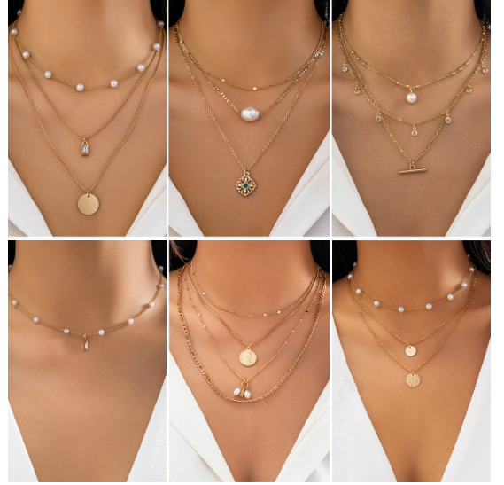 The London Set — 3 Layering Necklaces