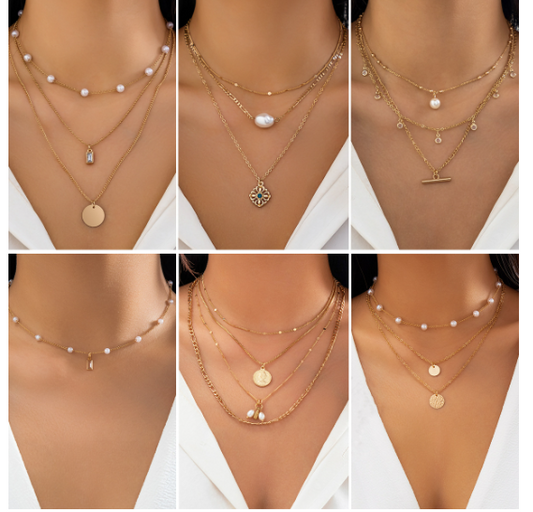 The London Set — 3 Layering Necklaces