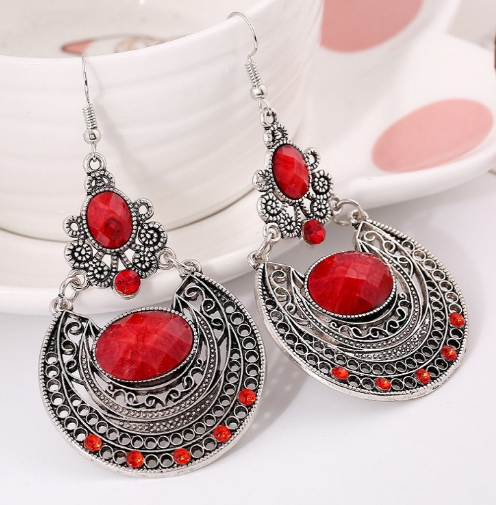 Gem Drop Earrings — 5 Colours