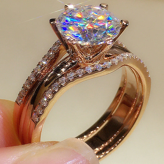 Solitaire Ring — Rose Gold